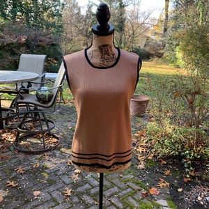 The Works Gorgeous light light brown/Tan sleeveless silk top